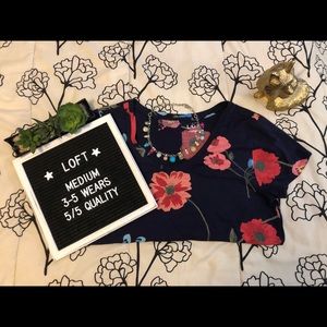 [ LOFT ] Floral Vintage Soft Tee
